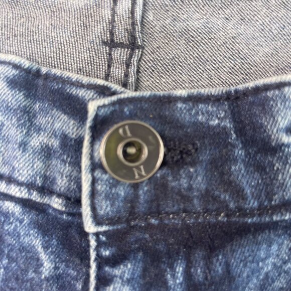 Nick Danger Mens Straight-Leg Jeans Acid Wash Grunge 34X30 Stretch Cotton - Picture 5 of 9